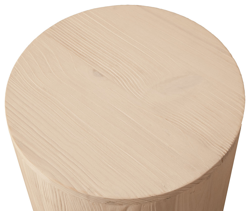 Mott End Table Ebony, Natural