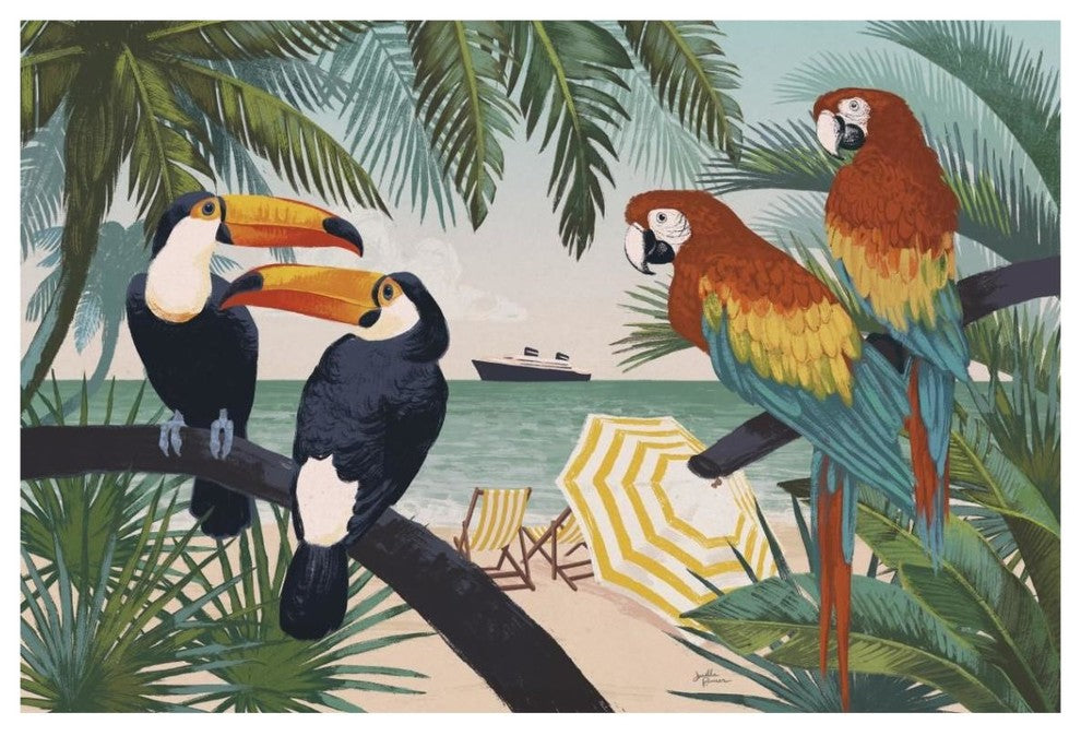 "Welcome to Paradise VI" Digital Paper Print by Janelle Penner, 38"x26"