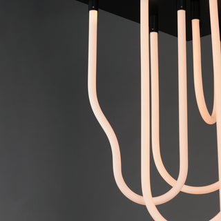 ET2 E24989 Soleil 42"W Flush Mount Linear Ceiling Fixture - Polished Chrome