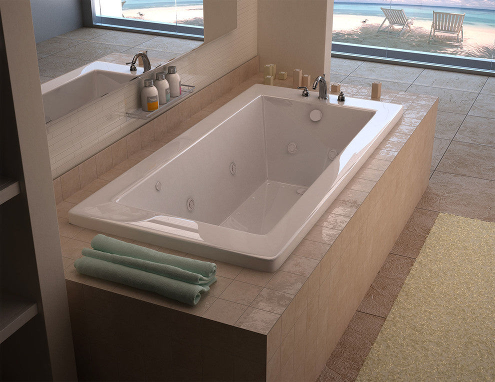 Bronzino 32 x 60 Rectangular Air & Whirlpool Drop-In Bathtub with Left Drain