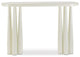 Titan Cream Glossy Console Table