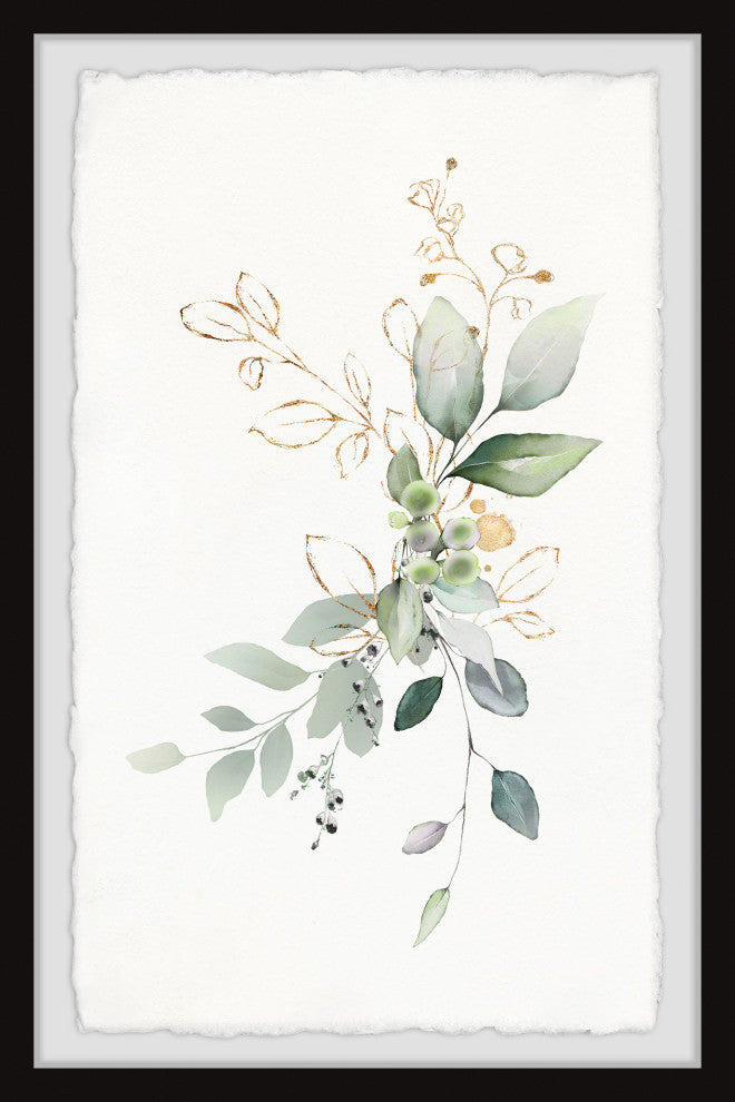 "Bloom With Grace" Framed Painting Print, 12x18