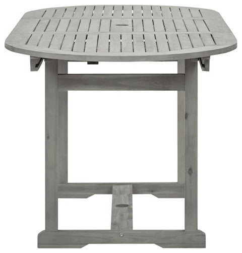 vidaXL Outdoor Dining Table Extendable Garden Patio Table Solid Acacia Wood