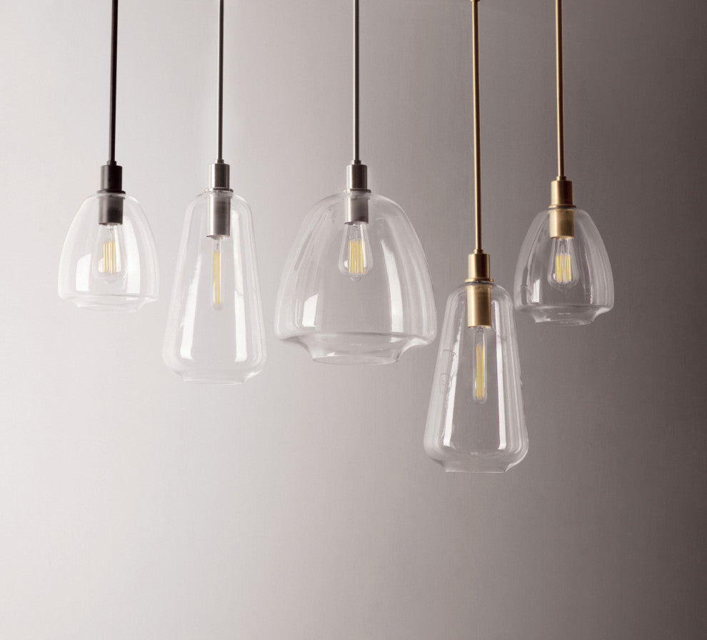 Maxim 11114CL Babylon 8"W Mini Pendant - Black