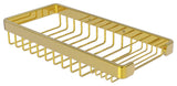 Combination Shower Basket, Polished Brass
