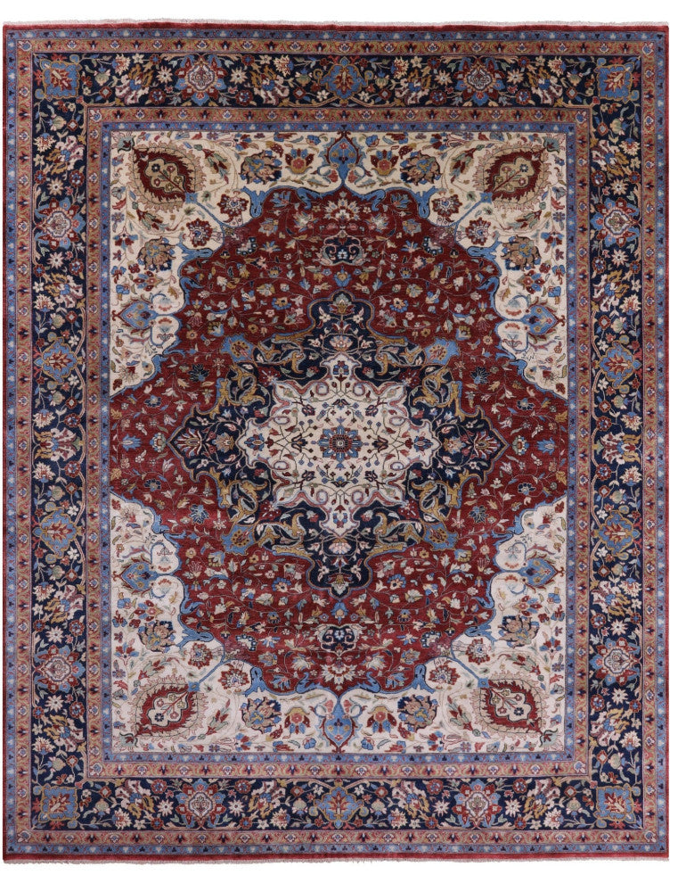11' 11" X 15' 0" Handmade Persian Fine Serapi Wool Rug - Q14708