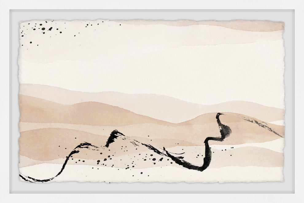 "Road Not Taken" Framed Painting Print, 24x16