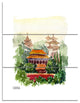"China Vector Illustration" Metal Wall Art, 3 Panels, 28"x36"