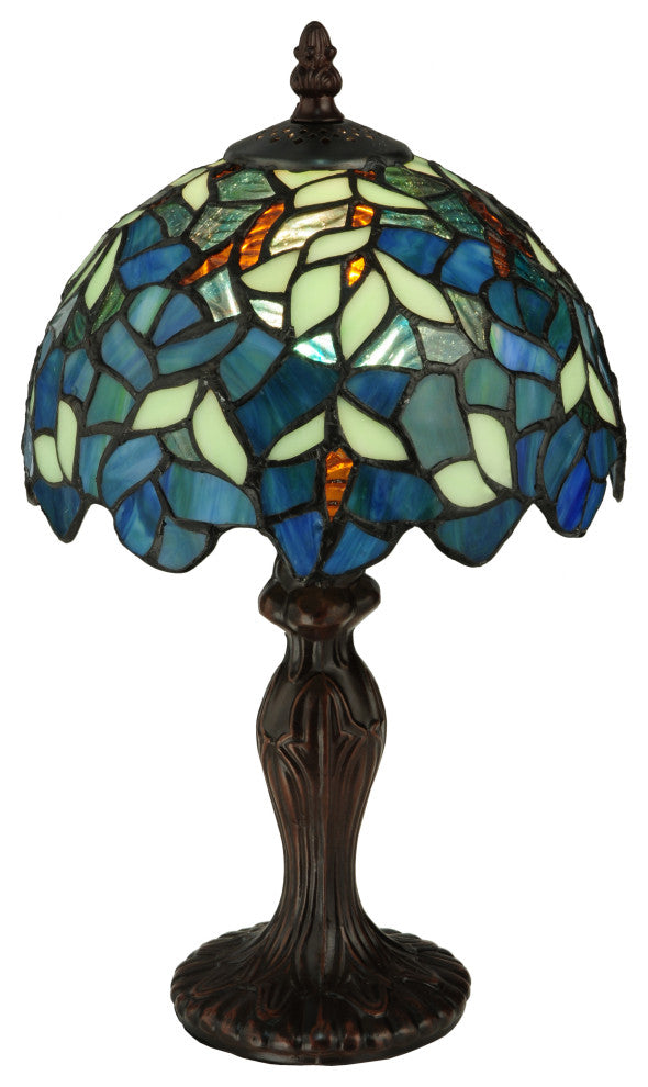 Meyda lighting 124812 14"H Nightfall Wisteria Mini Lamp