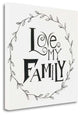 "Love My Family Wreath" By Cindy Shamp, Giclee Print on Gallery Wrap Canvas