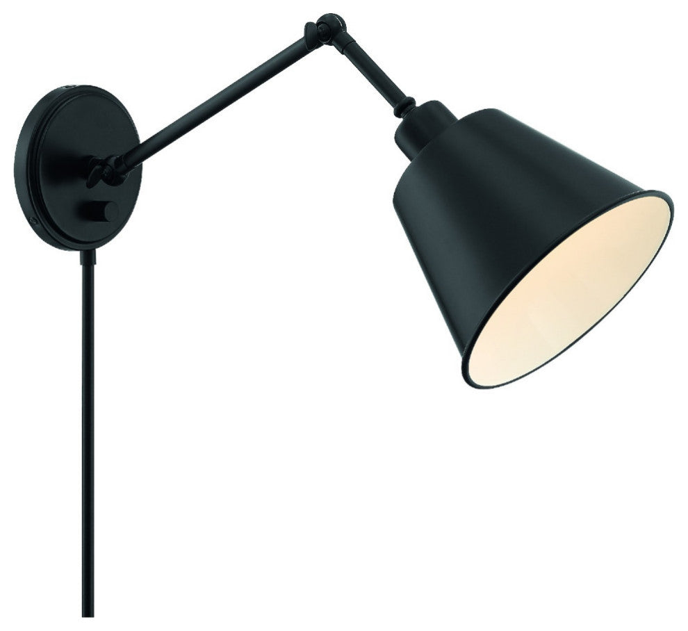 Mitchell 1 Light Wall Mount in Matte Black