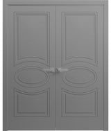 Interior Solid French Double Doors 60x84"