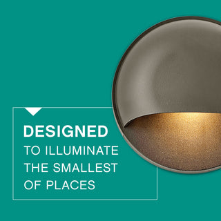 Hinkley Landscape Lighting Nuvi Round Low-Voltage LED Deck Sconce, Bronze