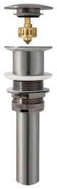 STYLISH Brushed Nickel Pop-Up Bathroom Sink Drain without Overflow