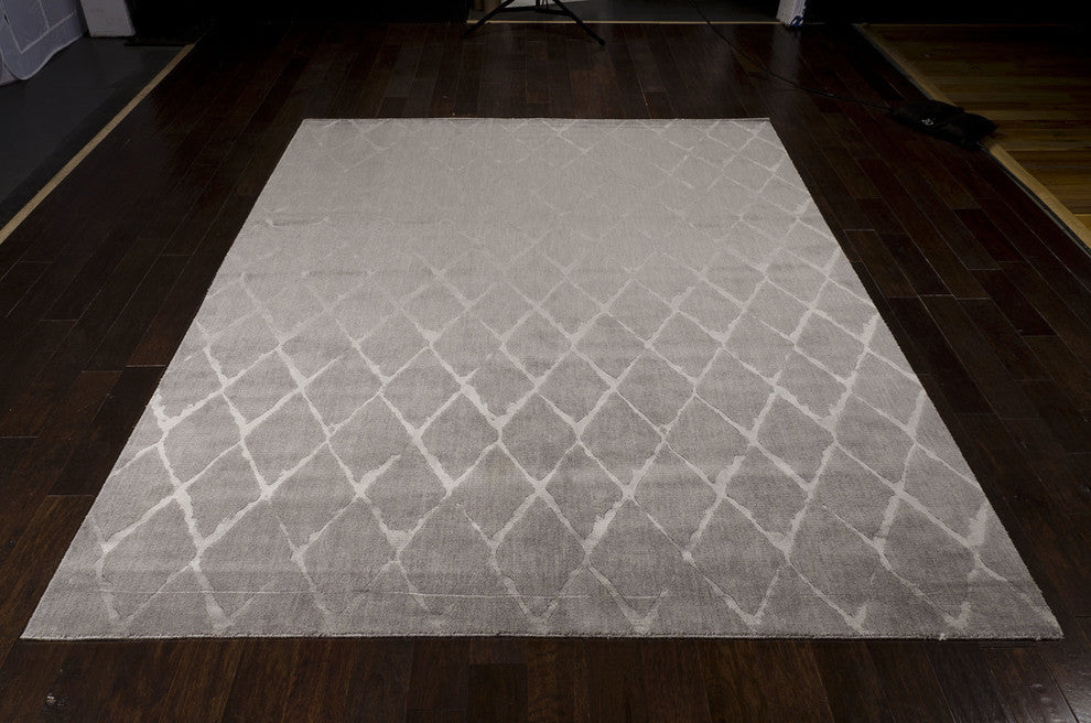 Nourison Twilight TWI15 Rug 8' Round Gray Rug
