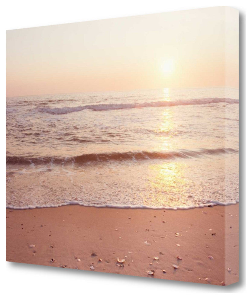 Sunrise on the Beach Giclee Wrap Canvas Wall Art