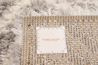 eCarpetGallery Shag Area Rug, Ivory, 6'7" x 9'6"