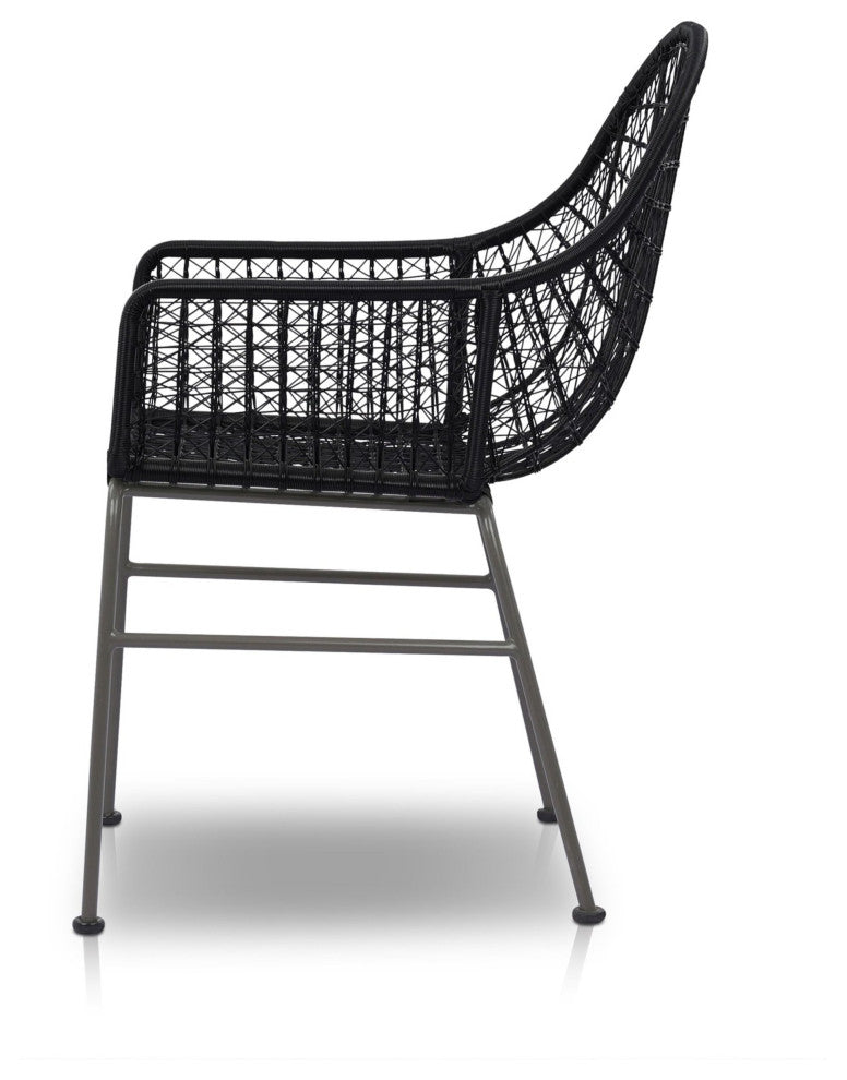 Bandera Outdoor Dining Chair Smoke Black, Grey Bronze