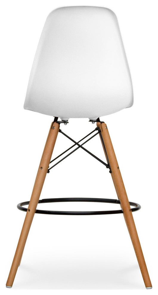 Pyramid Counter Stool, White, 2-Pack