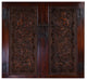 Consigned Chinese Antique Carved Camphor Wood Compound Wardrobe 17LP46
