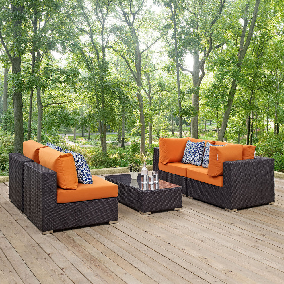 Convene 5-Piece OutDoor Patio Sectional Set