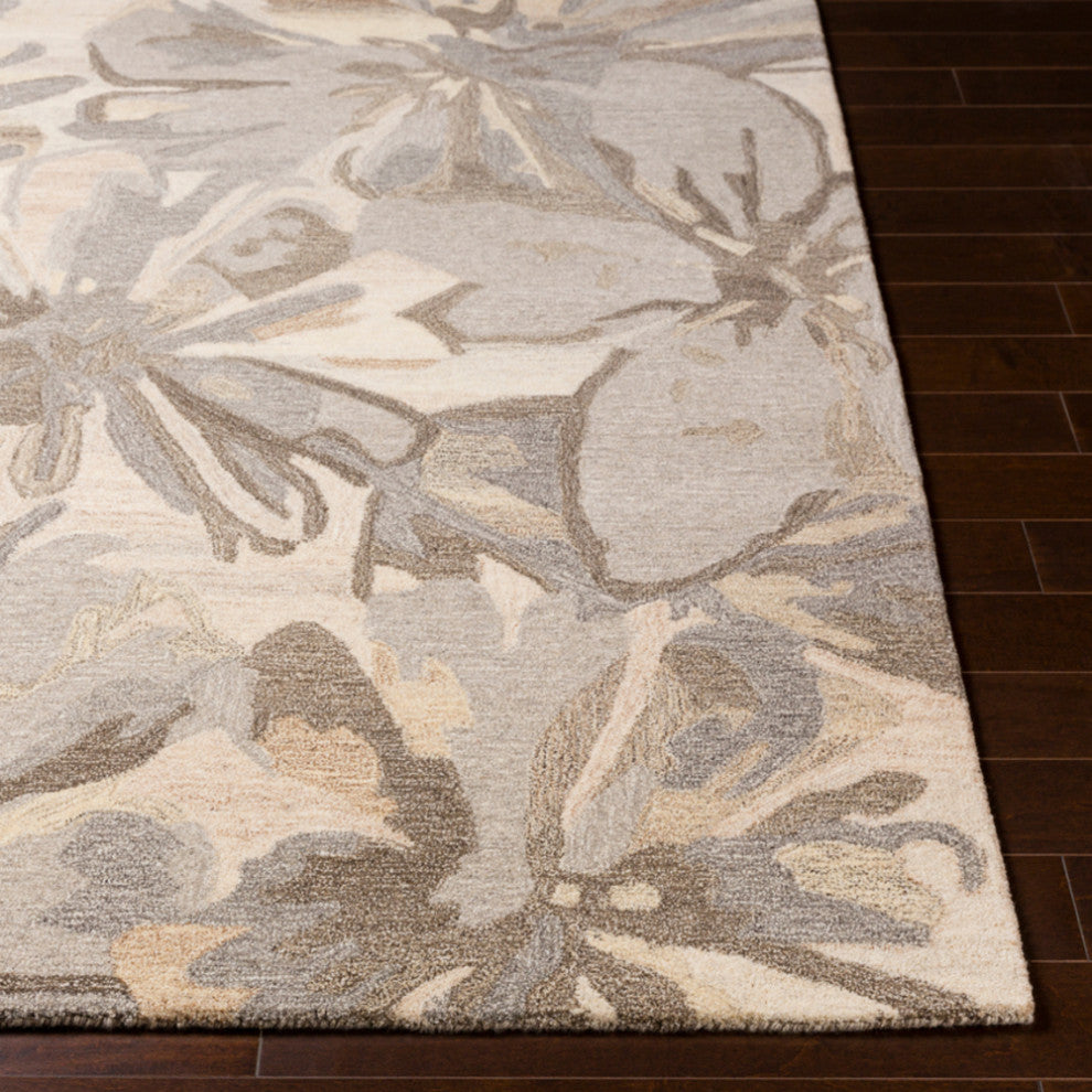 Surya Athena ATH-5149 Transitional Area Rug, Taupe, 3' x 12' Runner