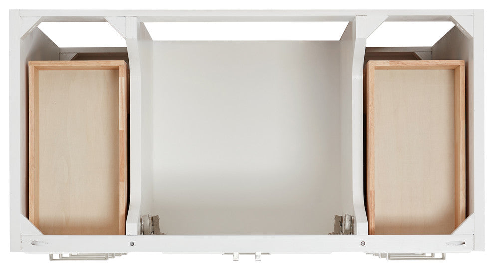 Ariel Stafford 54" Single Sink Bathroom Vanity Base, White