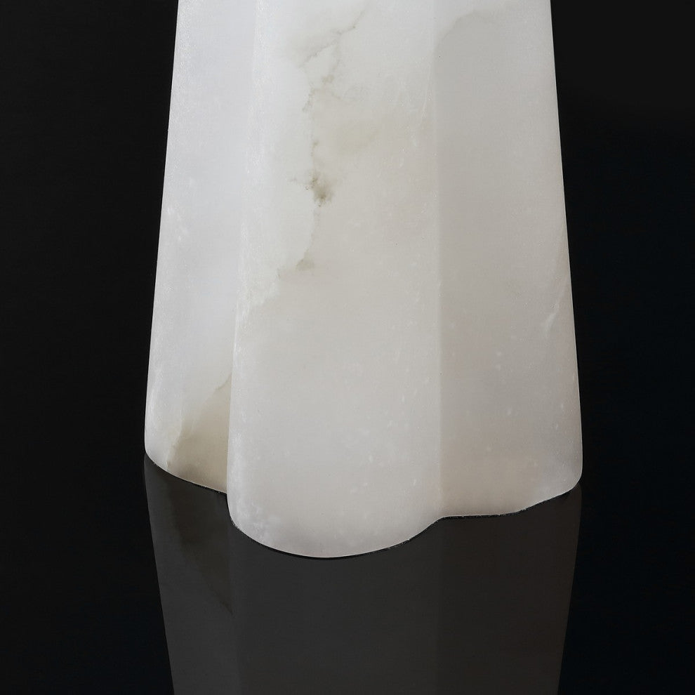 Safavieh Couture Aaron Alabaster Table Lamp White/Gold