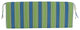 51"X19" Patterned Outdoor Spun Polyester Loveseat Cushion, Haliwell Caribbean