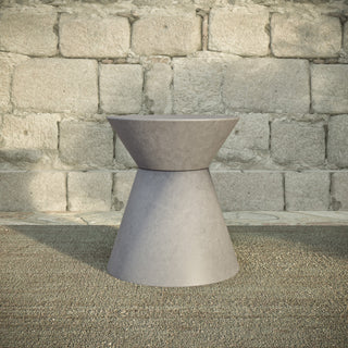 Palo Drum End Table, Iron