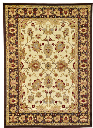 Unique Loom Cream Springfield Voyage 7'x10' Area Rug
