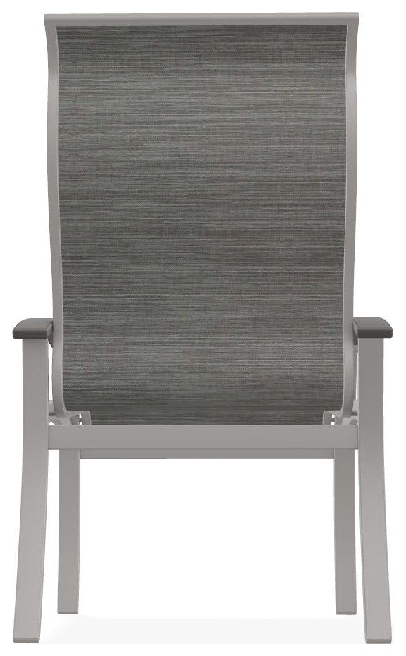 Belle Isle Sling Outdoor Dining Chair, Sicily/Beachwood