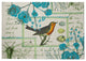 Singing Bird Spring Chenille Rug, Explorer Blue, 8'x10'