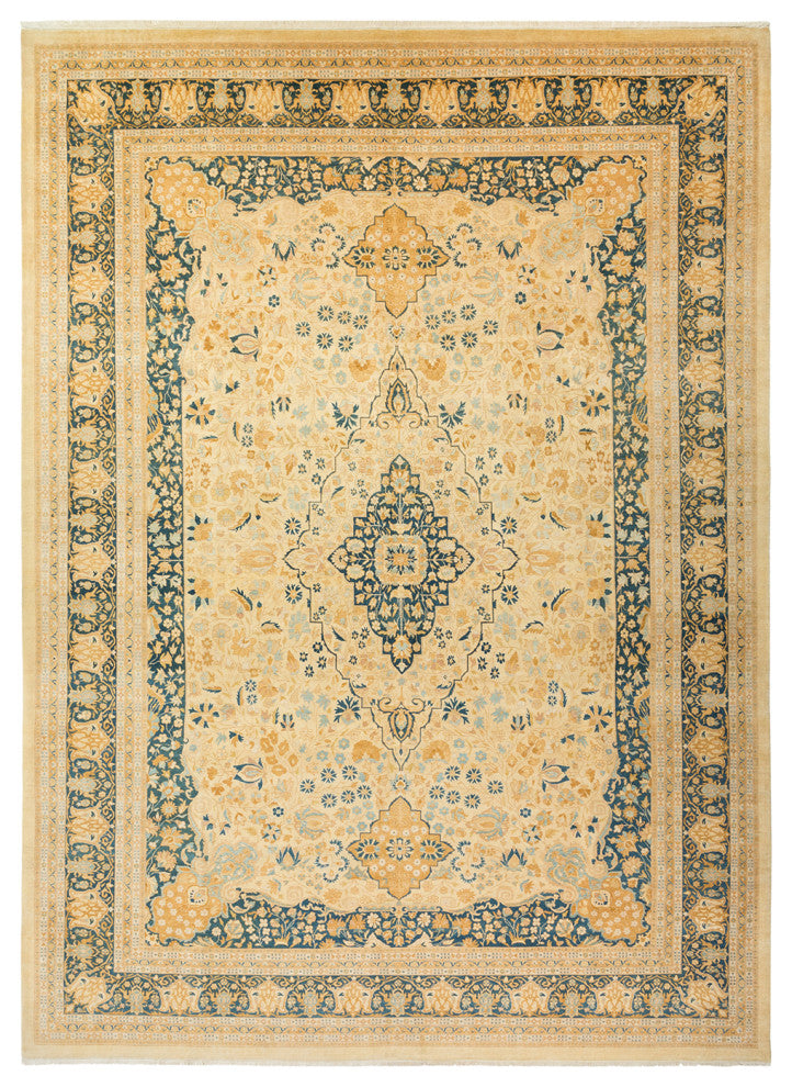 Mckenzie, One-of-a-Kind Hand-Knotted Area Rug Ivory, 10'0"x13'10"