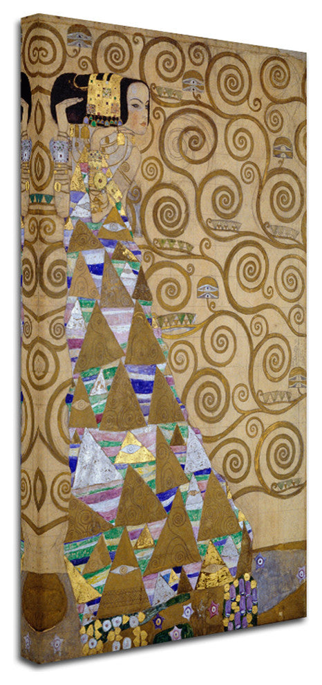 'Expectation, 1905-09' Canvas Art by Gustav Klimt