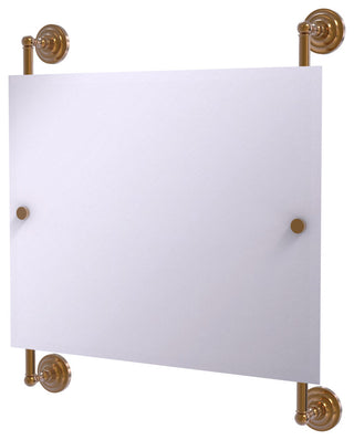 Prestige Que New Landscape Rectangular Frameless Rail Mounted Mirror