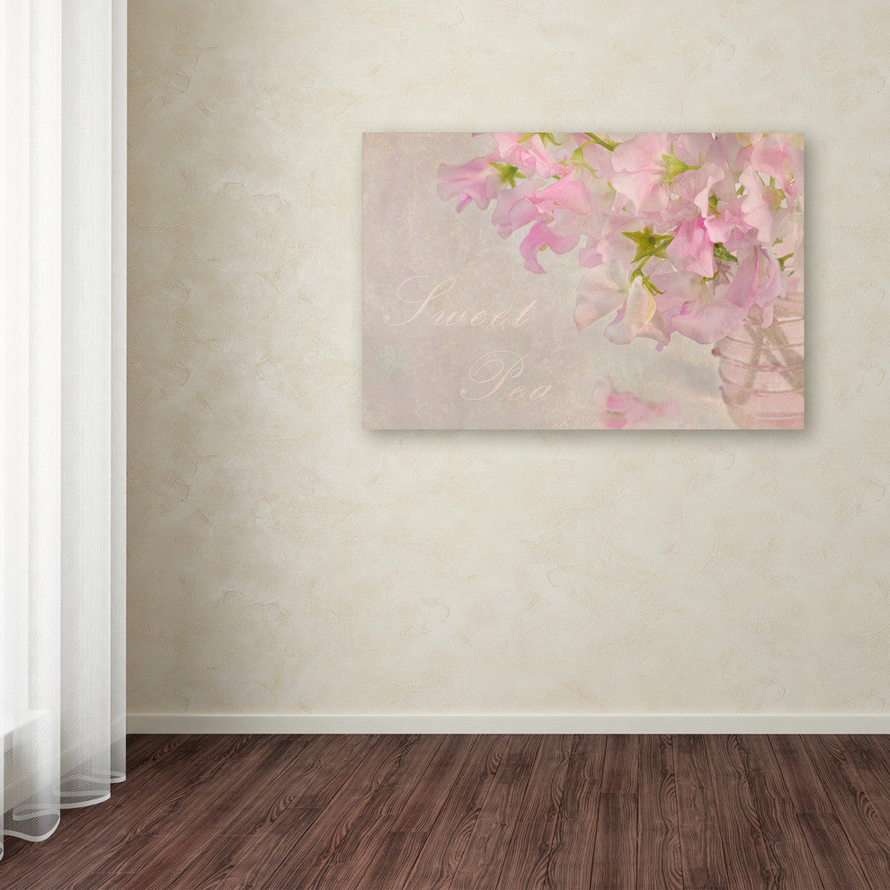 Cora Niele ''Sweet Pea'' Canvas Art