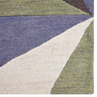 HAND TUFTED WOOL ECO-FRIENDLY AREA RUGS - Rectangle,Multicolor,Geometric