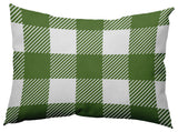 Buffalo Plaid Accent Pillow, Scallion, 14"x20"