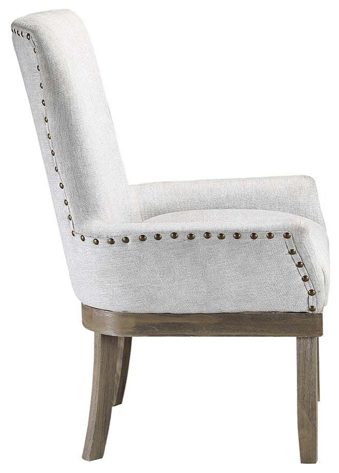 Acme Landon Arm Chair 1PC Gray Linen