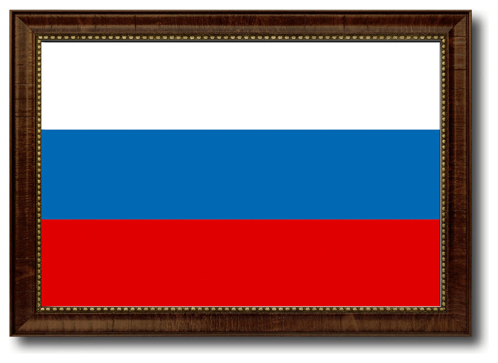 Russia Country Flag Canvas Print, 15"x21"