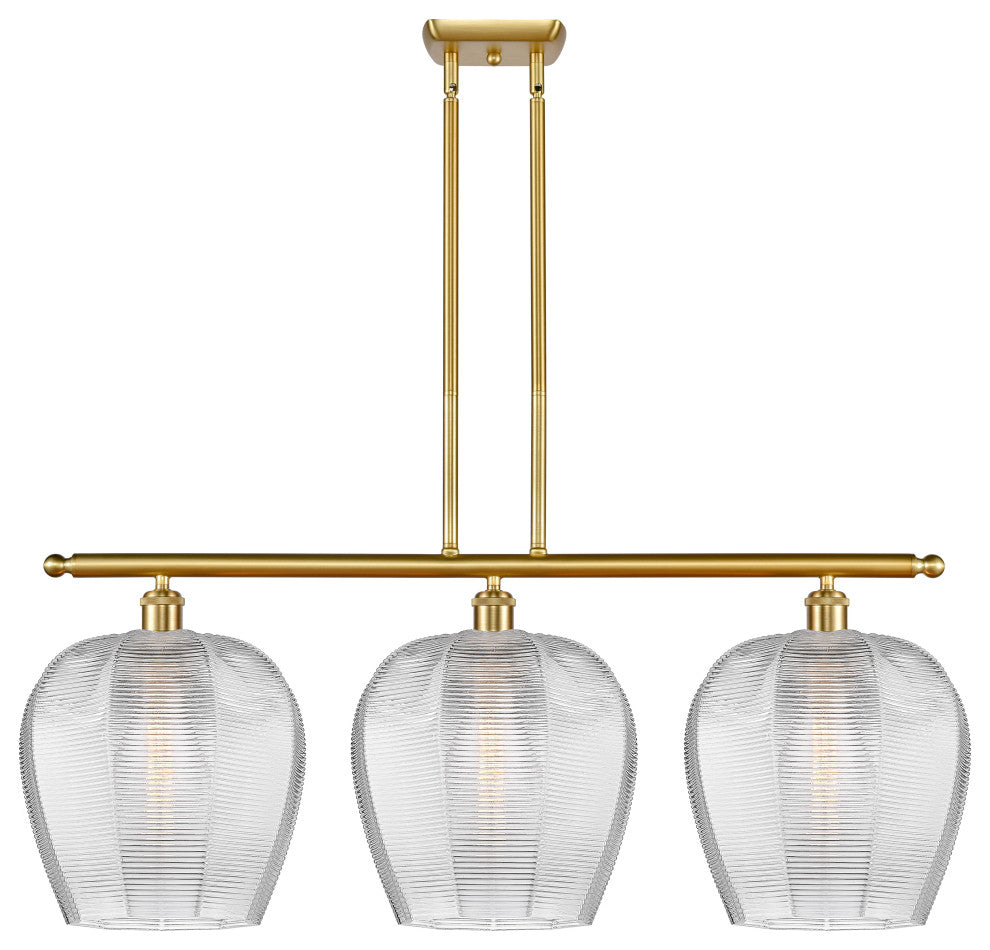 Innovations 516-3I-SG-G462-12-LED 3 Light Island Light, Satin Gold