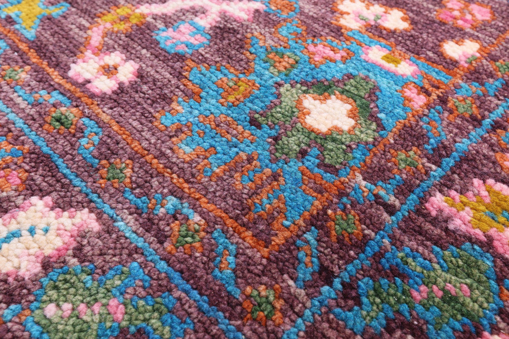 Turkish Oushak Handmade Wool Rug 4' 0" X 6' 4" - Q15884