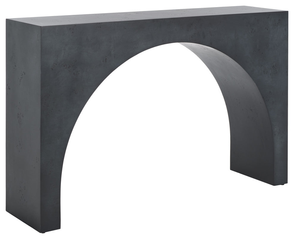 Safavieh Couture Katelynn Burled Mappa Console Table, Grey
