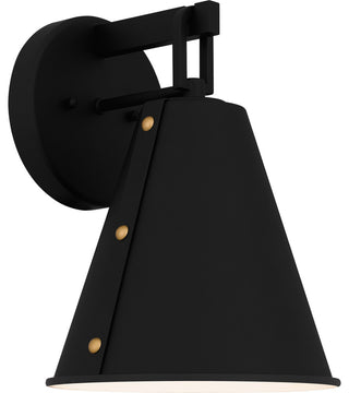 Quoizel HYD8408 Hyde 12" Tall Wall Sconce - Matte Black