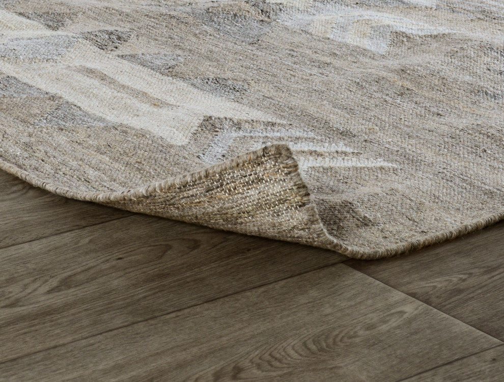 Alpena Indoor Outdoor Handwoven Gray Multi Area Rug, 8x10