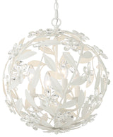 Crystorama Lighting Group MSL-314 Marselle 4 Light 17"W Crystal - Matte White