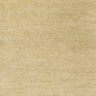Apollo Heathered Solid Beige Hand-Made Wool Area Rug 8' x 10'
