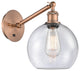 Innovations 317-1W-AC-G124-8-LED 1-Light Sconce, Antique Copper