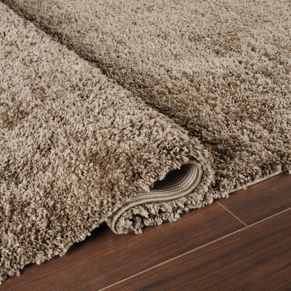 Shag Ivy Brown/Rug, Brown, 7'10"x10'